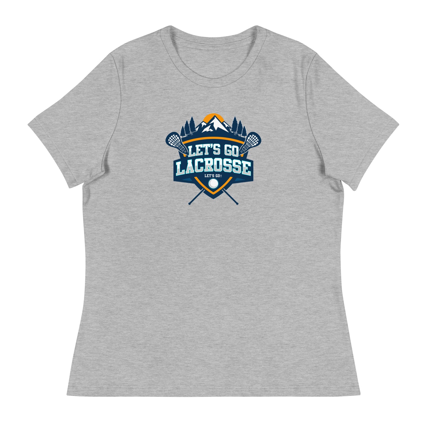 Women's Let's Go Lacrosse Bella + Canvas Relaxed T-shirt