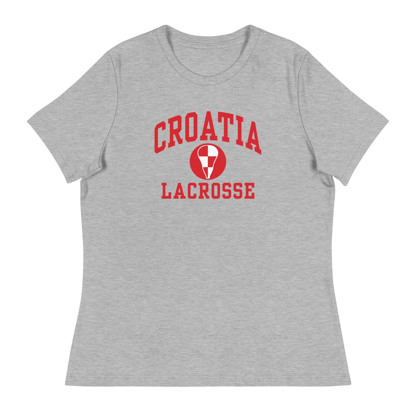 Women's Croatia Lacrosse Bella + Canvas Relaxed T-shirt