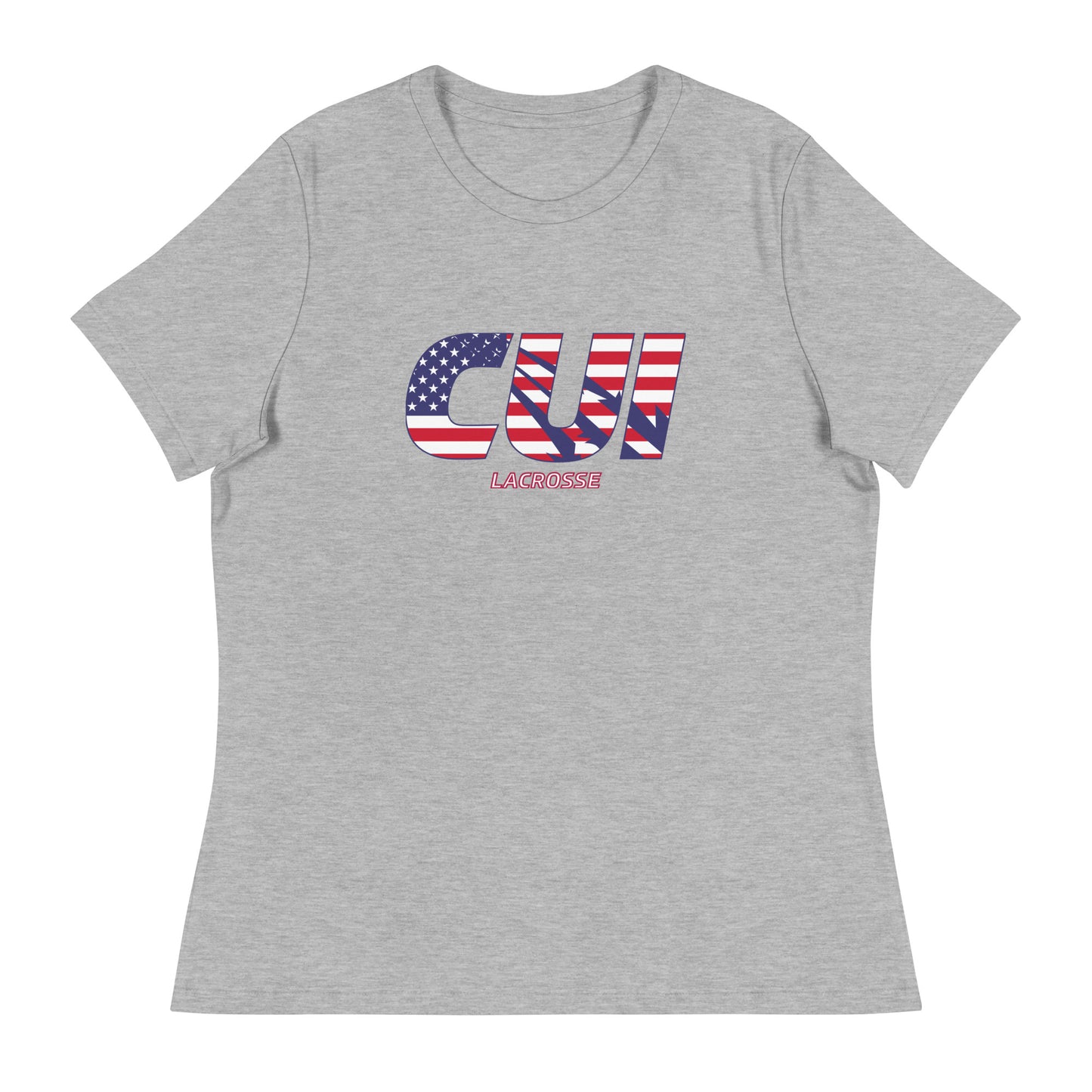 Women's CUI Lacrosse Bella + Canvas Relaxed T-shirt