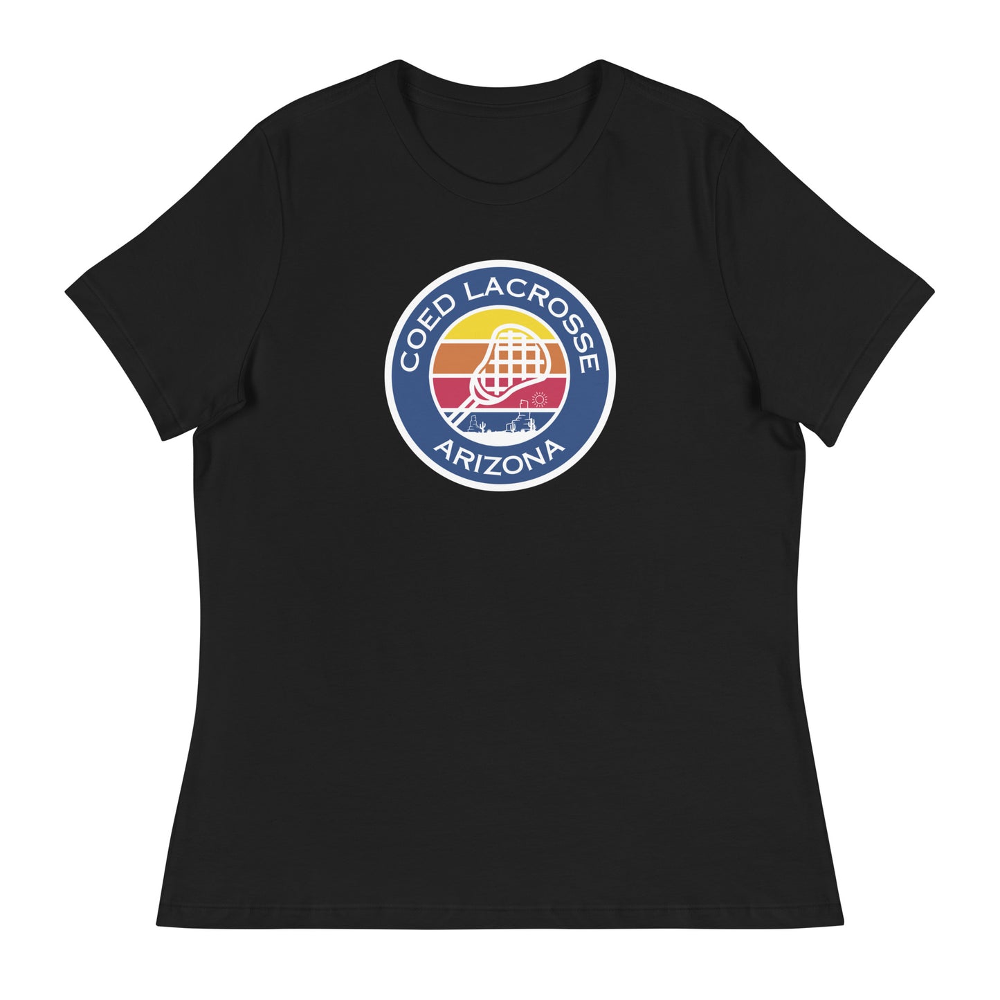 Women's Coed Lacrosse Bella + Canvas Relaxed T-Shirt