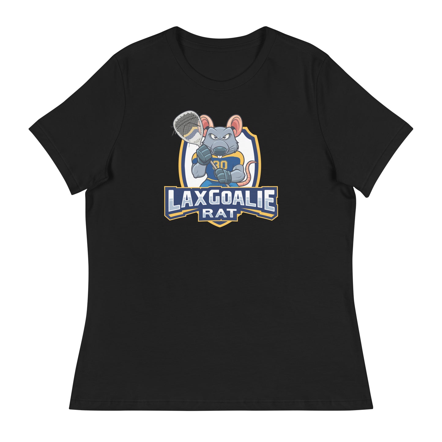 Women's Lax Goalie Rat Bella + Canvas Relaxed T-Shirt