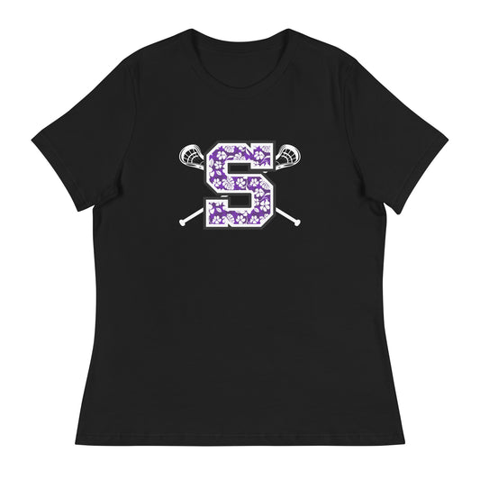 Women's Sunset Lacrosse Bella + Canvas Relaxed T-Shirt