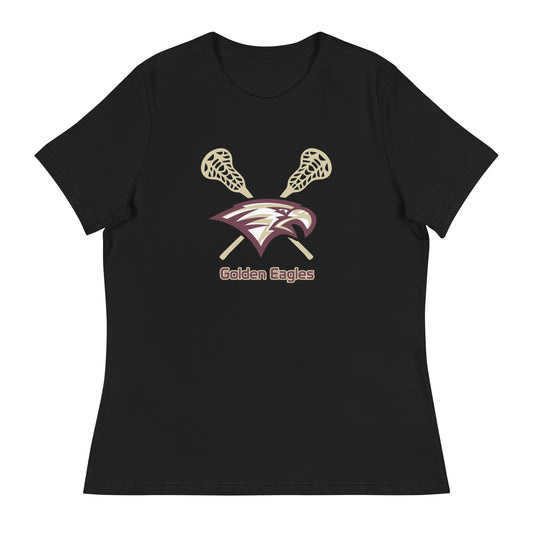 Women's Maple Mountain Youth Lacrosse Bella + Canvas Relaxed T-Shirt
