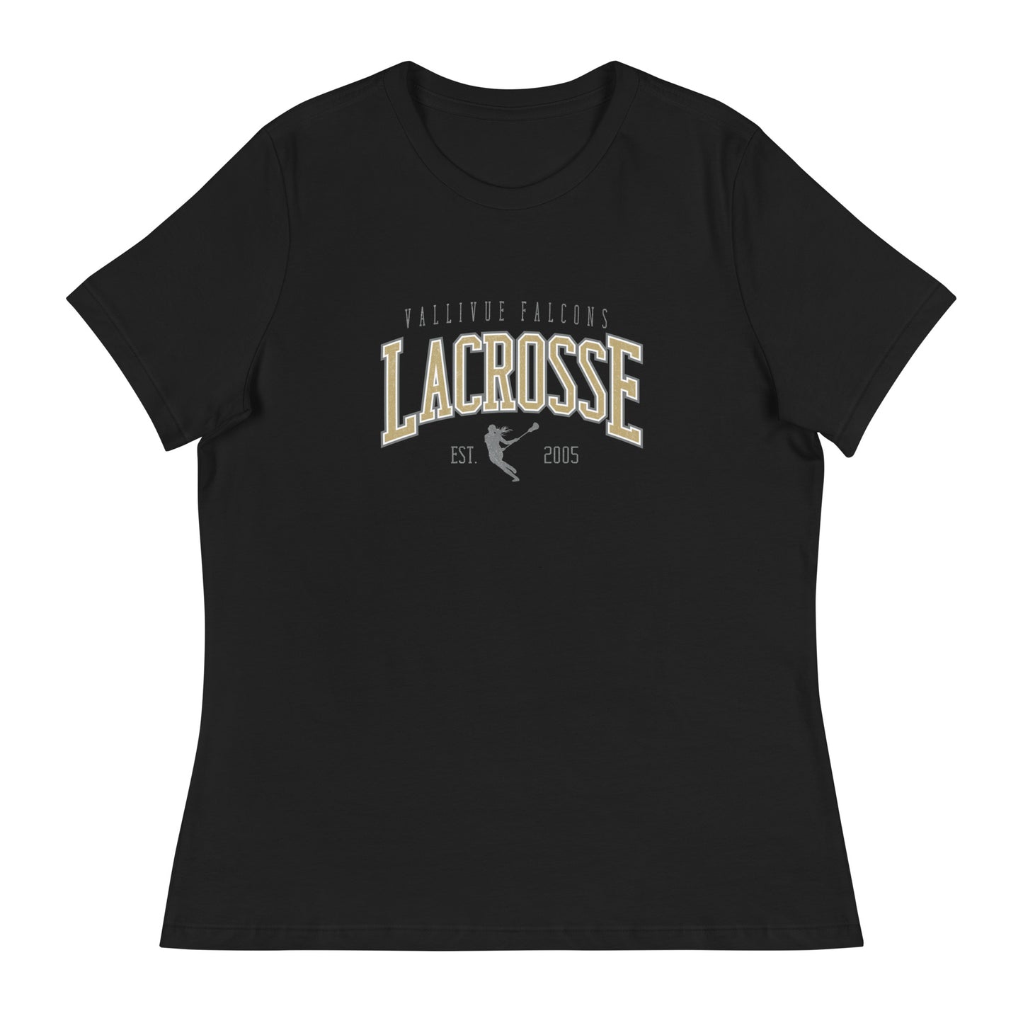 Women's Vallivue Lacrosse Bella + Canvas Relaxed T-shirt