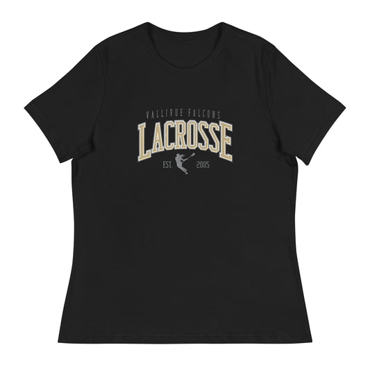 Women's Vallivue Lacrosse Bella + Canvas Relaxed T-shirt