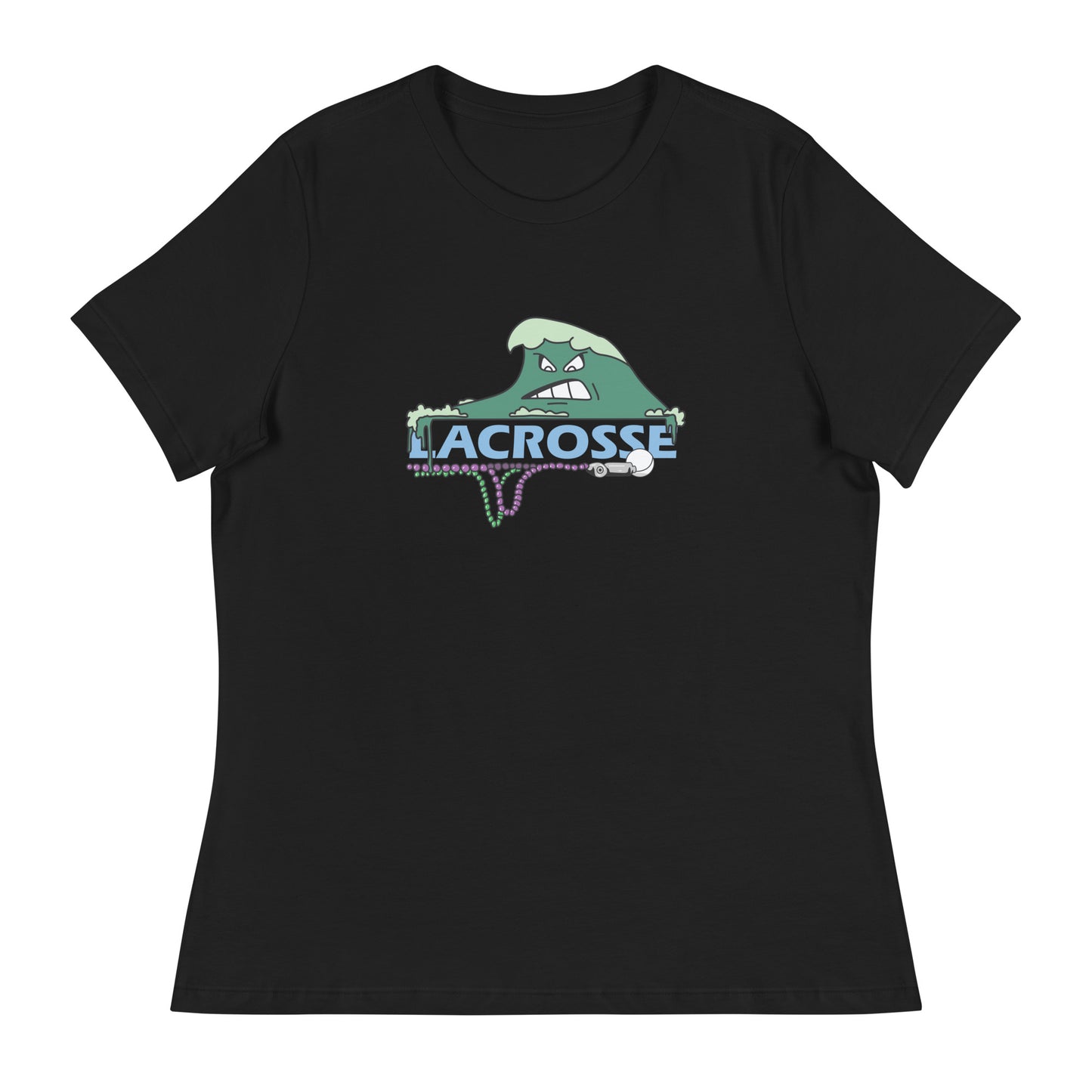 Women's Tulane Lacrosse Bella + Canvas Relaxed T-Shirt