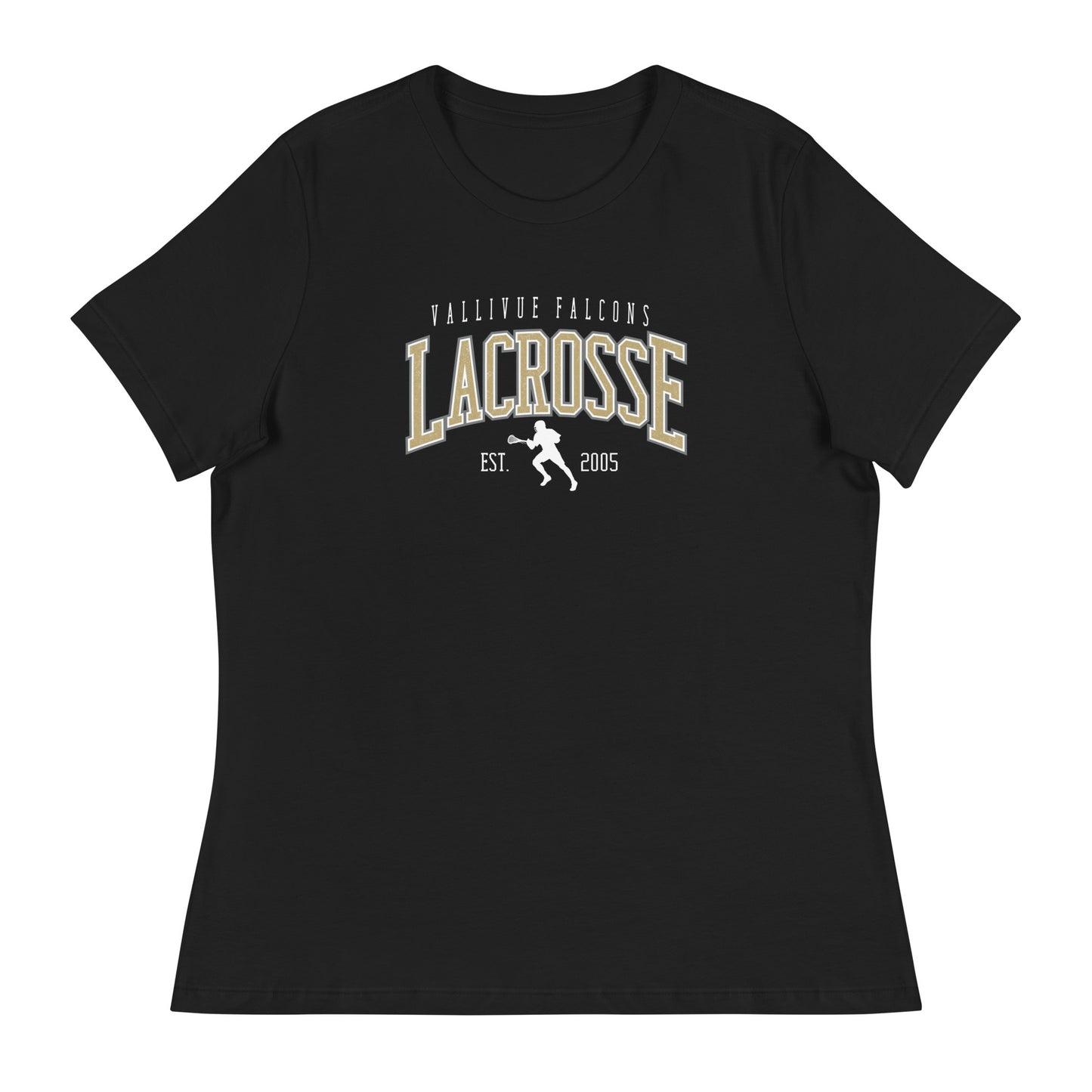 Women's Vallivue Lacrosse Bella + Canvas Relaxed T-shirt