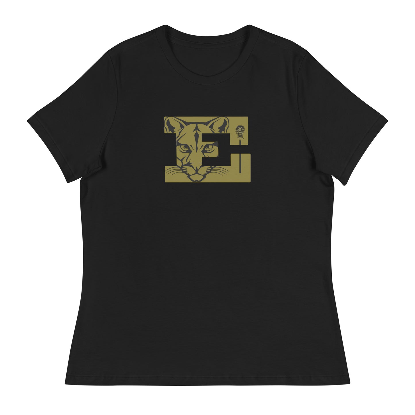 Women's Evergreen High School Lacrosse Bella + Canvas Relaxed T-shirt