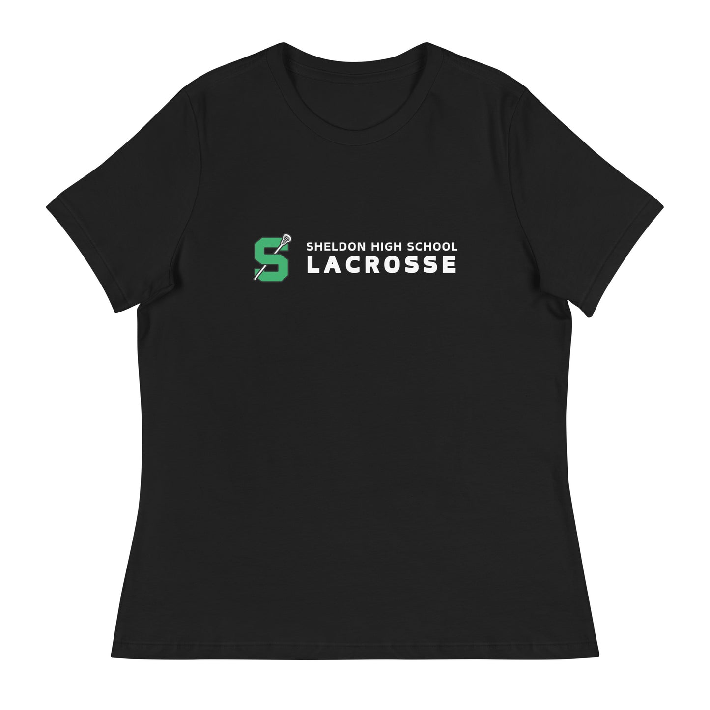 Women's Sheldon Boys and Girls Lacrosse Bella + Canvas Relaxed T-shirt