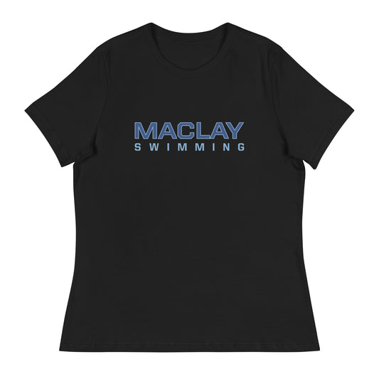 Women's Maclay Swimming Bella + Canvas Relaxed T-shirt