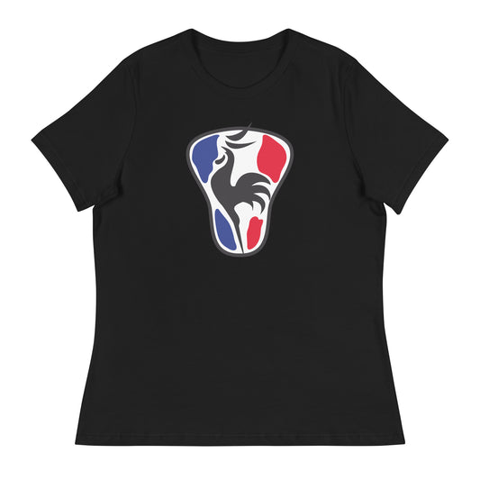 Women's France Lacrosse Bella + Canvas Relaxed T-Shirt