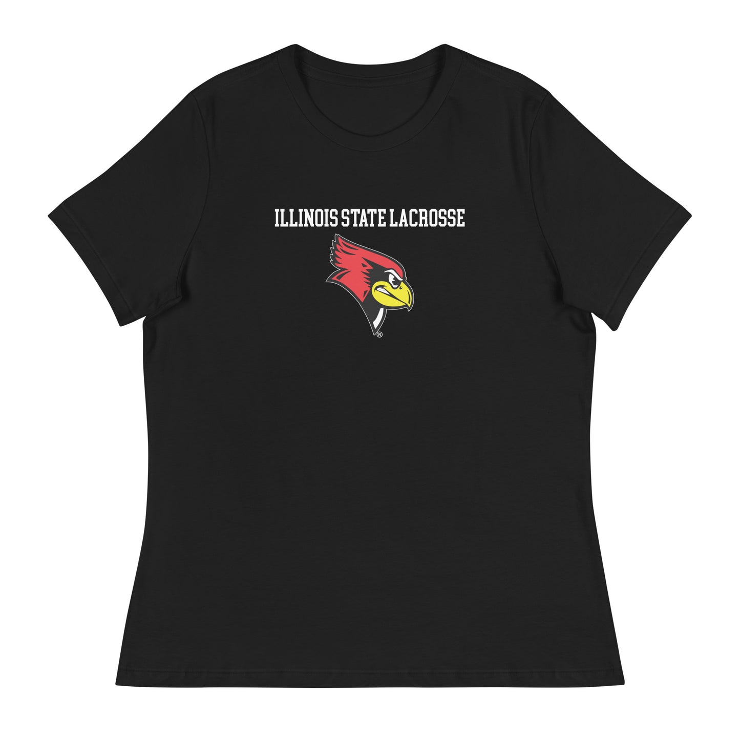 Women's ISU Lacrosse Bella + Canvas Relaxed T-Shirt