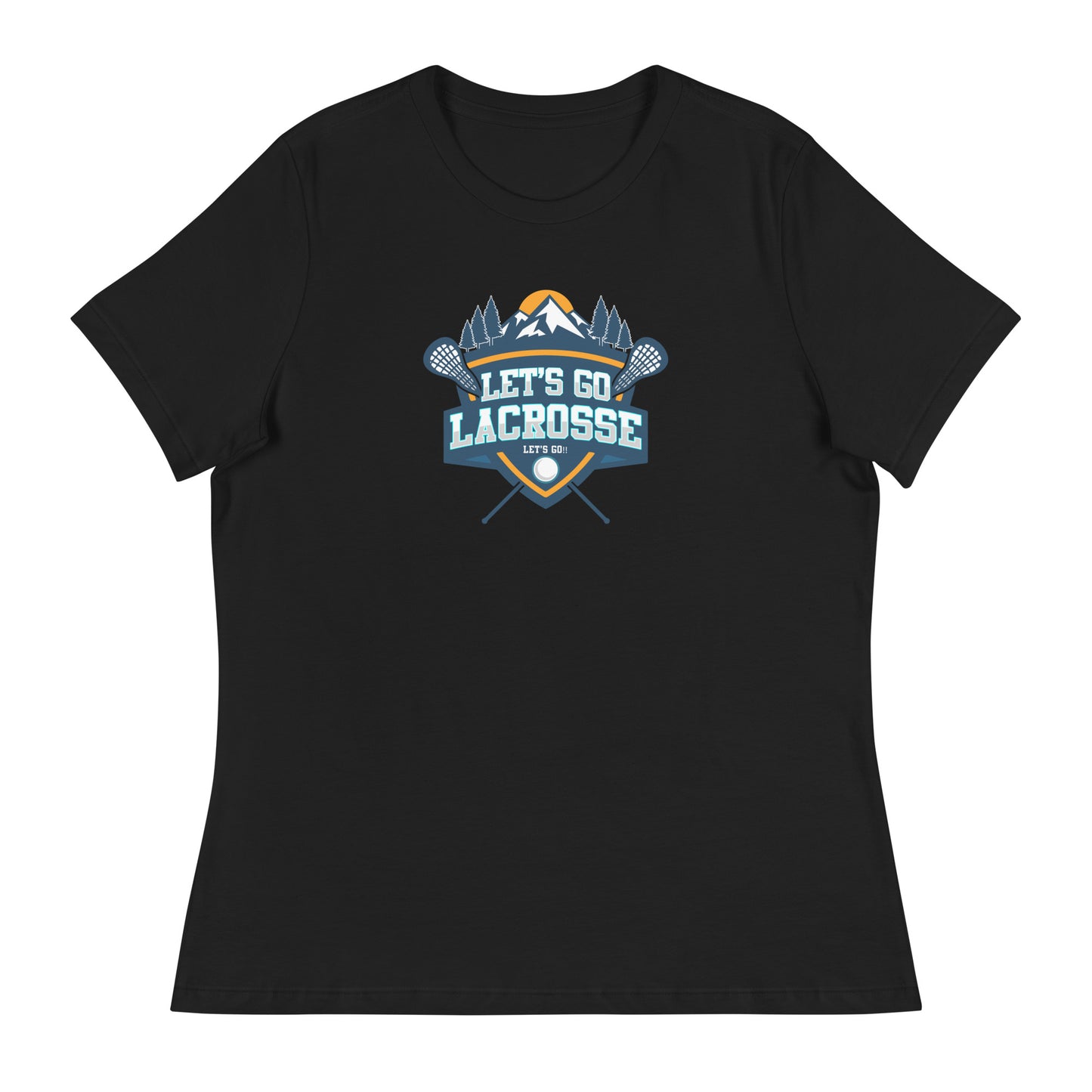 Women's Let's Go Lacrosse Bella + Canvas Relaxed T-shirt