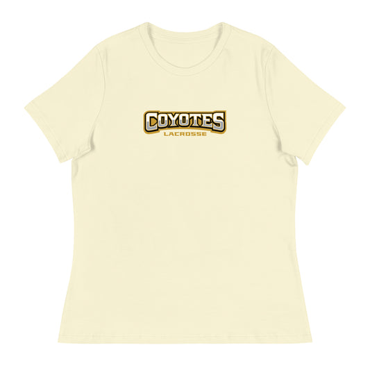 Women's Coyotes Lacrosse Bella + Canvas Relaxed T-Shirt