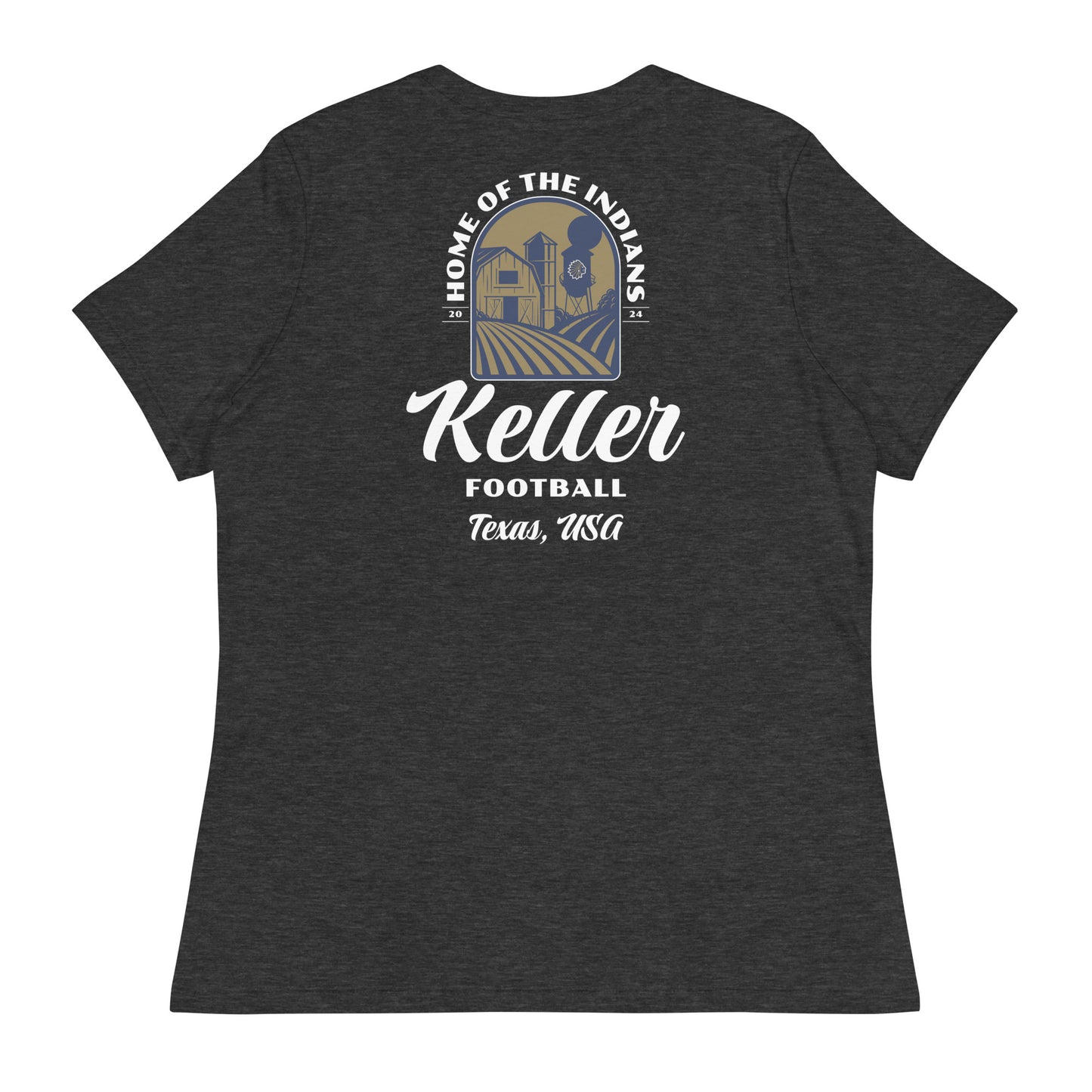 Women's Keller Football Bella + Canvas Relaxed T-Shirt