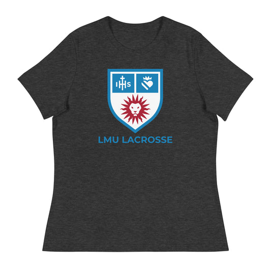 Women's LMU Lacrosse Bella + Canvas Relaxed Tee
