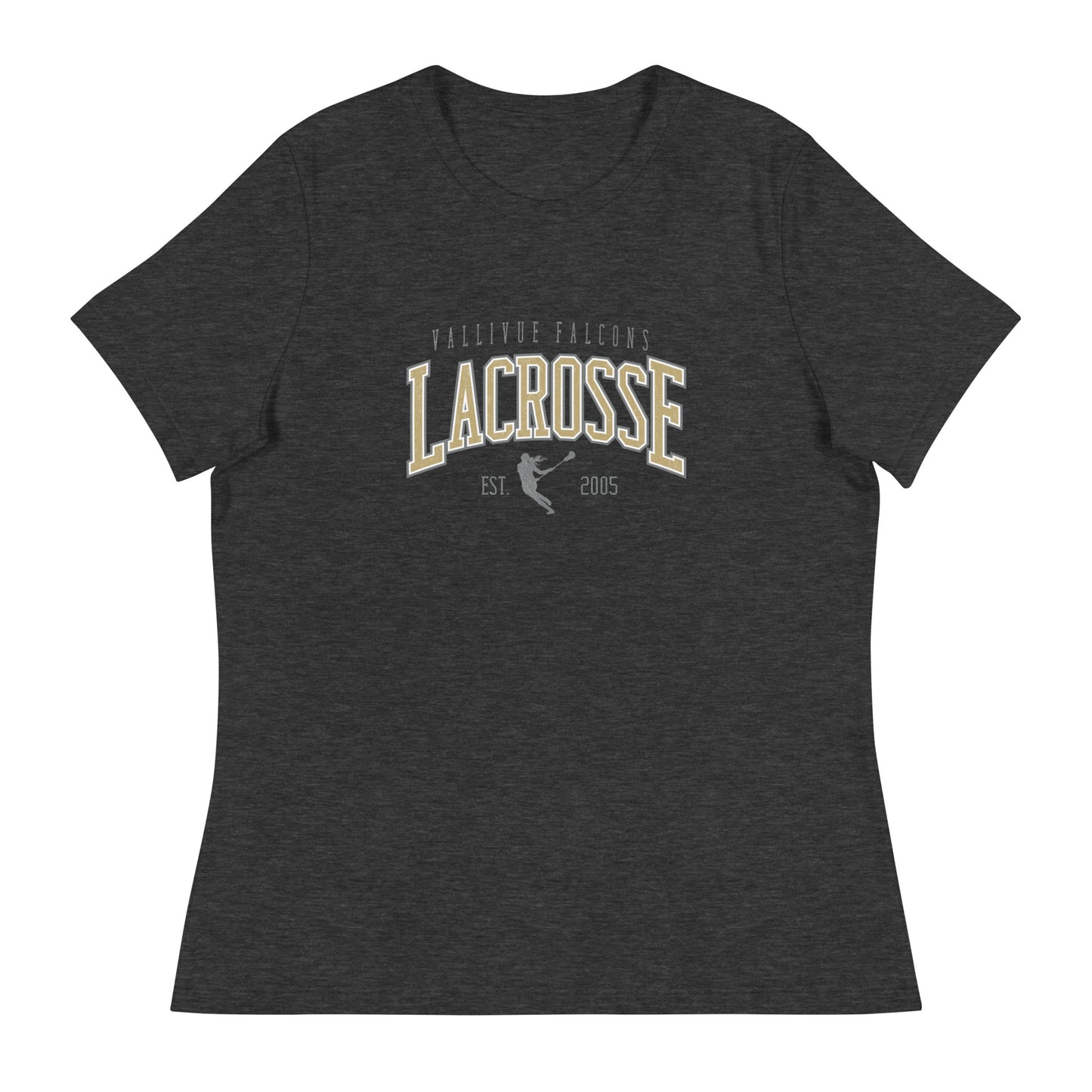 Women's Vallivue Lacrosse Bella + Canvas Relaxed T-shirt