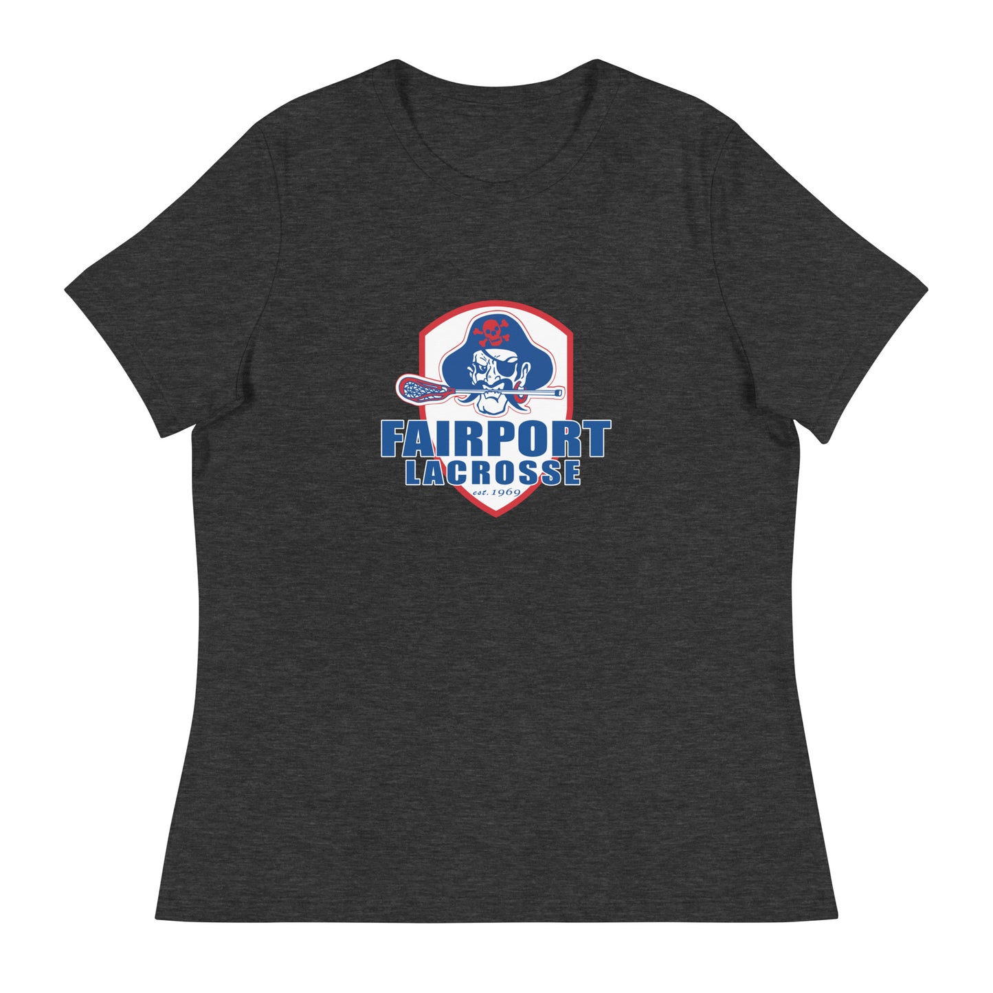 Women's Fairport Youth Lacrosse Bella + Canvas Relaxed T-shirt