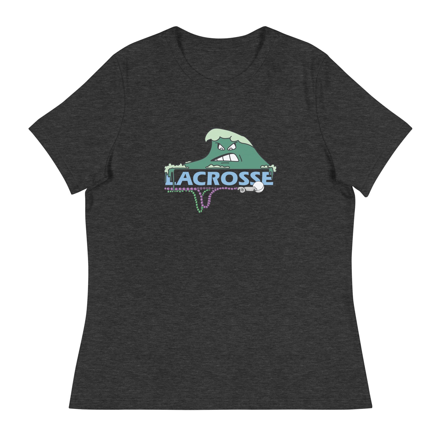 Women's Tulane Lacrosse Bella + Canvas Relaxed T-Shirt