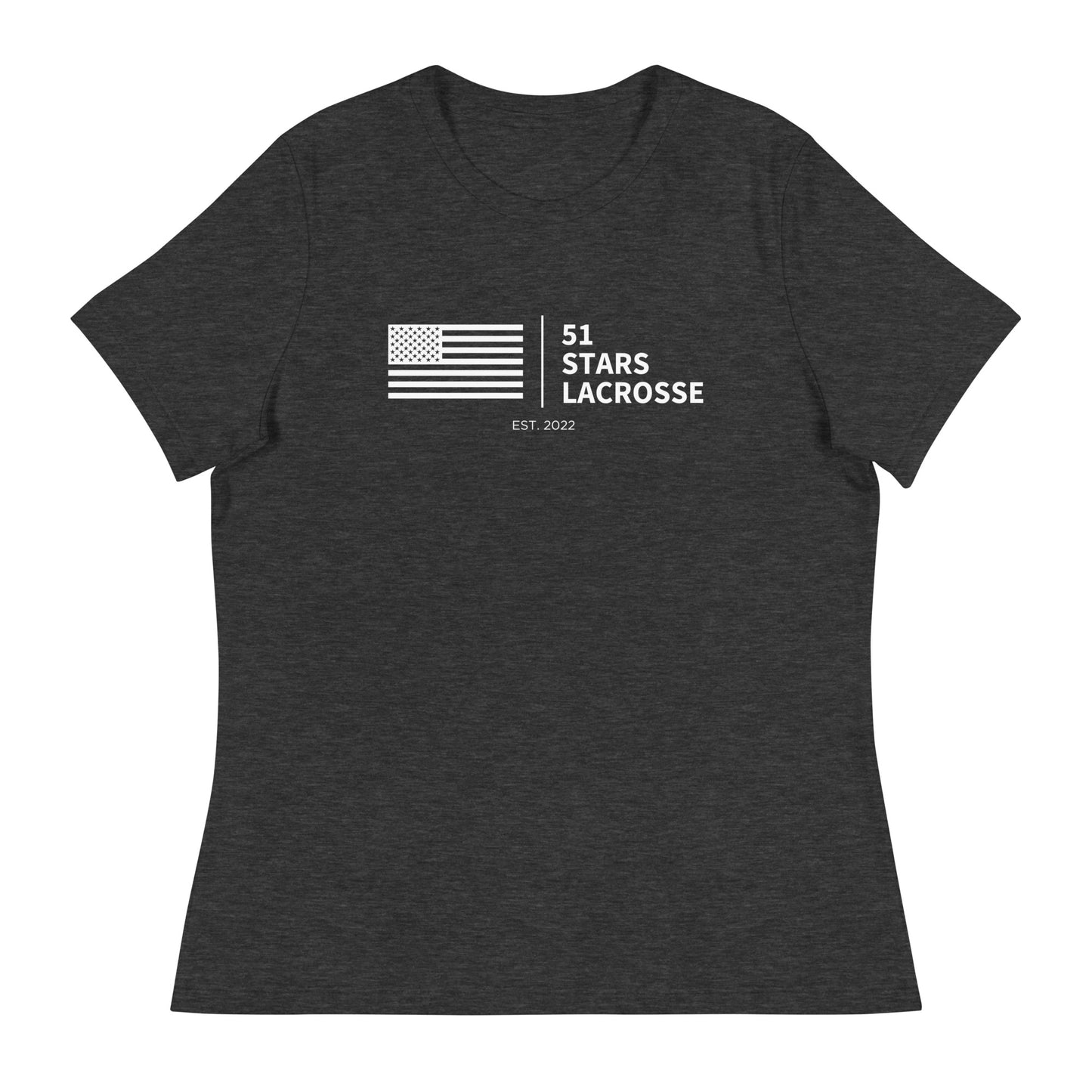 Women's 51 Stars Lacrosse Bella + Canvas Relaxed T-shirt