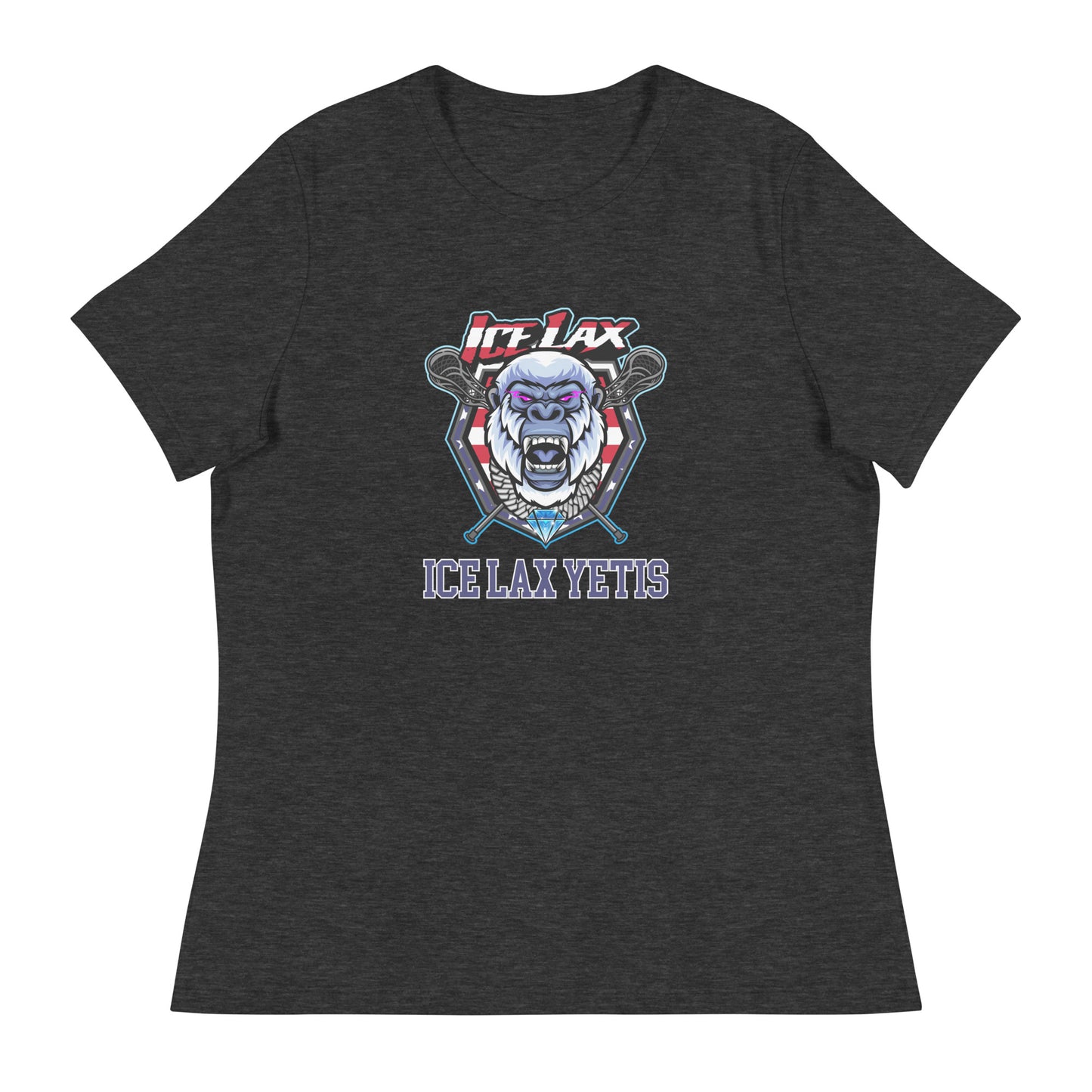 Women's ICE LAX Bella + Canvas Relaxed T-shirt