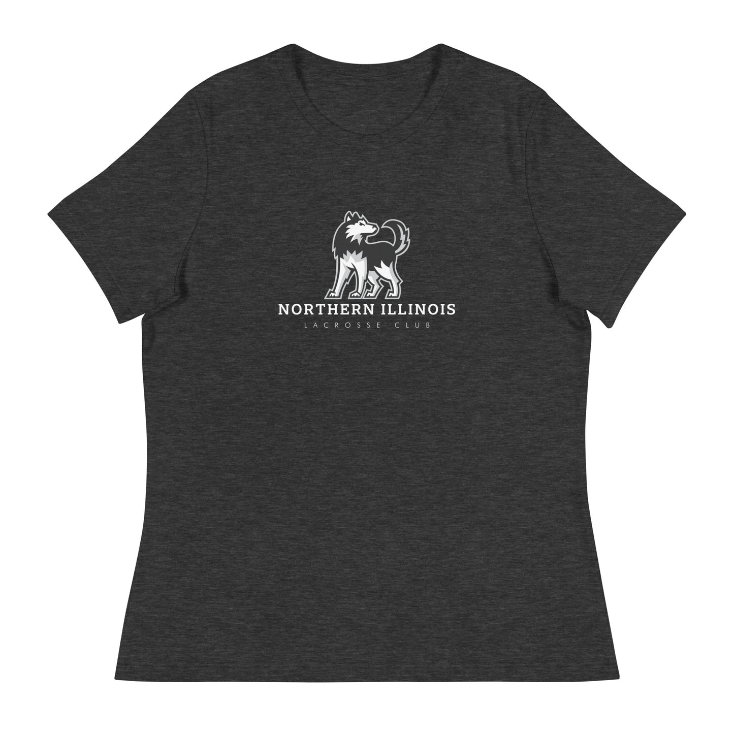 Women's NIU Lacrosse Bella + Canvas Relaxed T-shirt