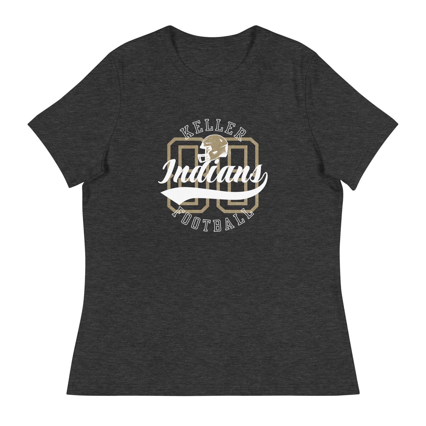Women's Keller Football Bella + Canvas Relaxed T-Shirt