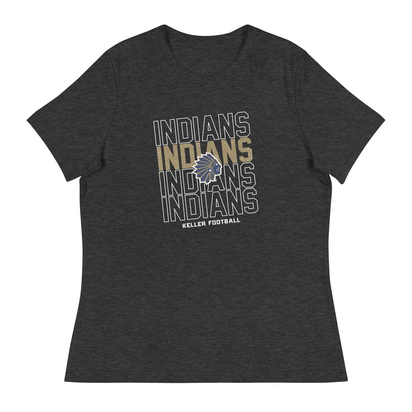 Women's Keller Football Bella + Canvas Relaxed T-Shirt