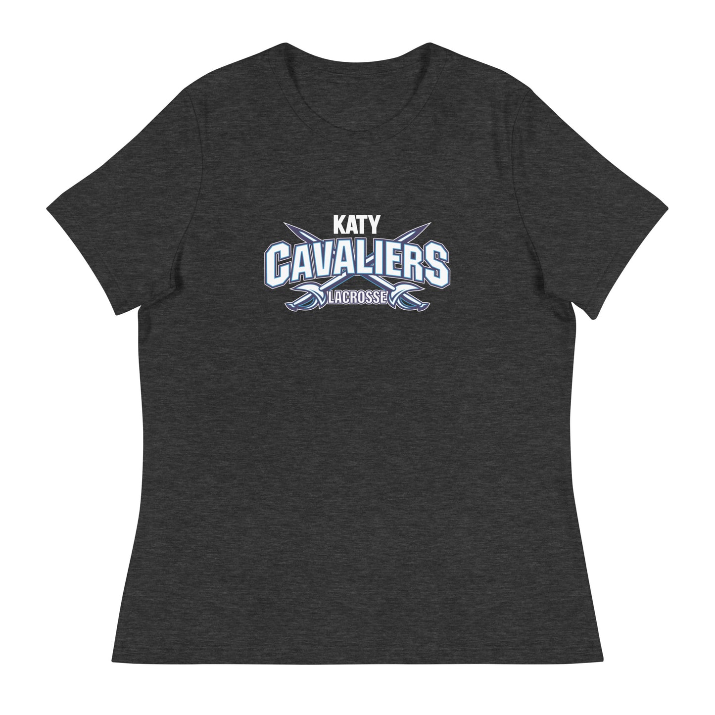 Women's Katy Cavaliers Lacrosse Bella + Canvas Relaxed T-Shirt