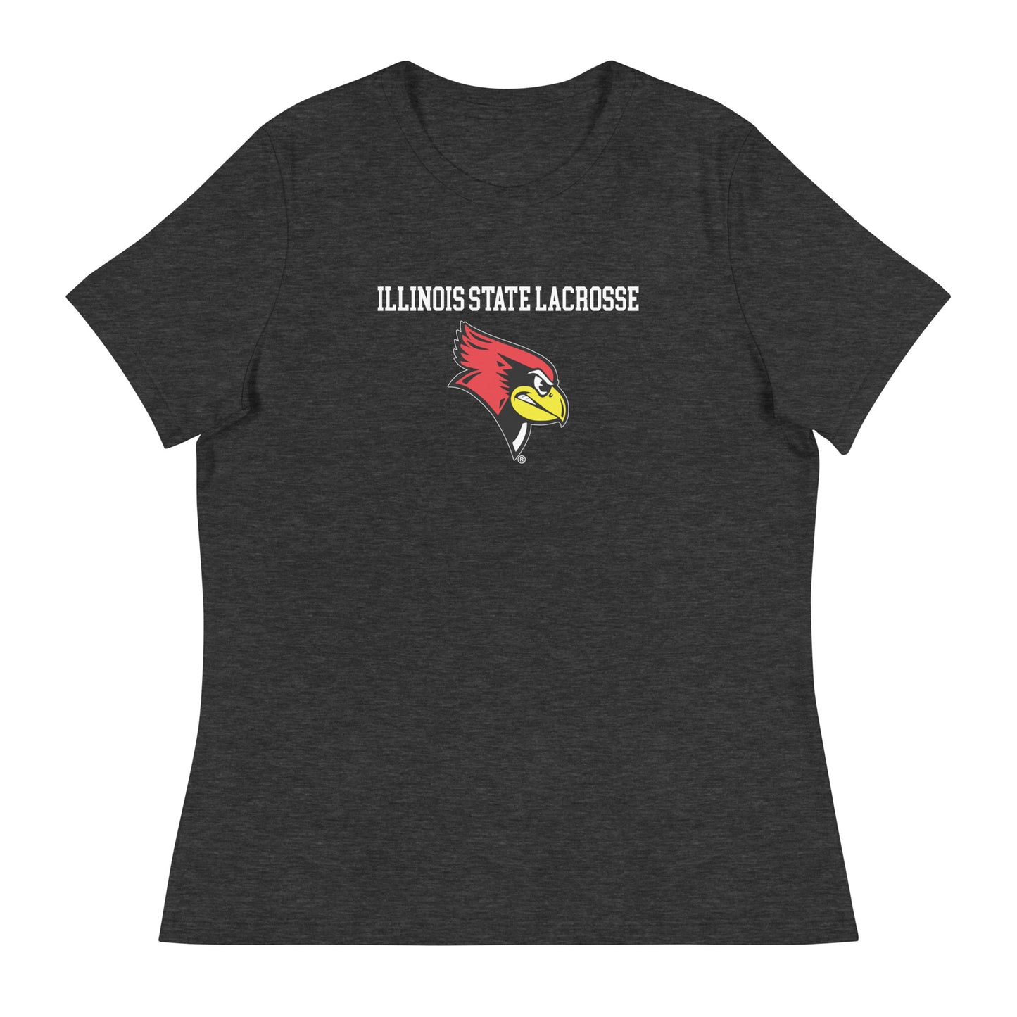 Women's ISU Lacrosse Bella + Canvas Relaxed T-Shirt