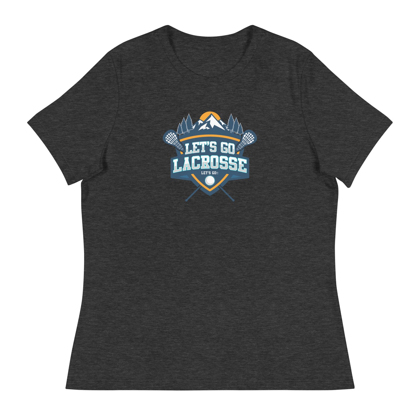 Women's Let's Go Lacrosse Bella + Canvas Relaxed T-shirt