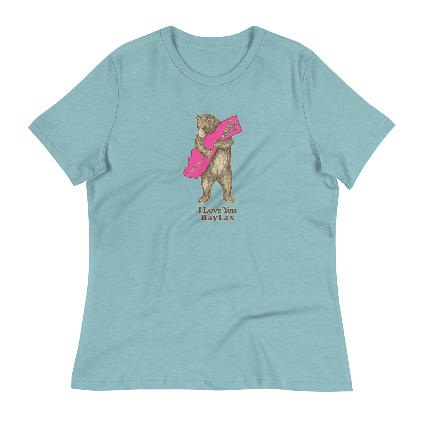 Women's BayLax Bear Hug Bella + Canvas Relaxed Tee