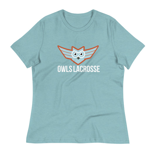 Women's OWLS Lacrosse Bella + Canvas Relaxed Tee