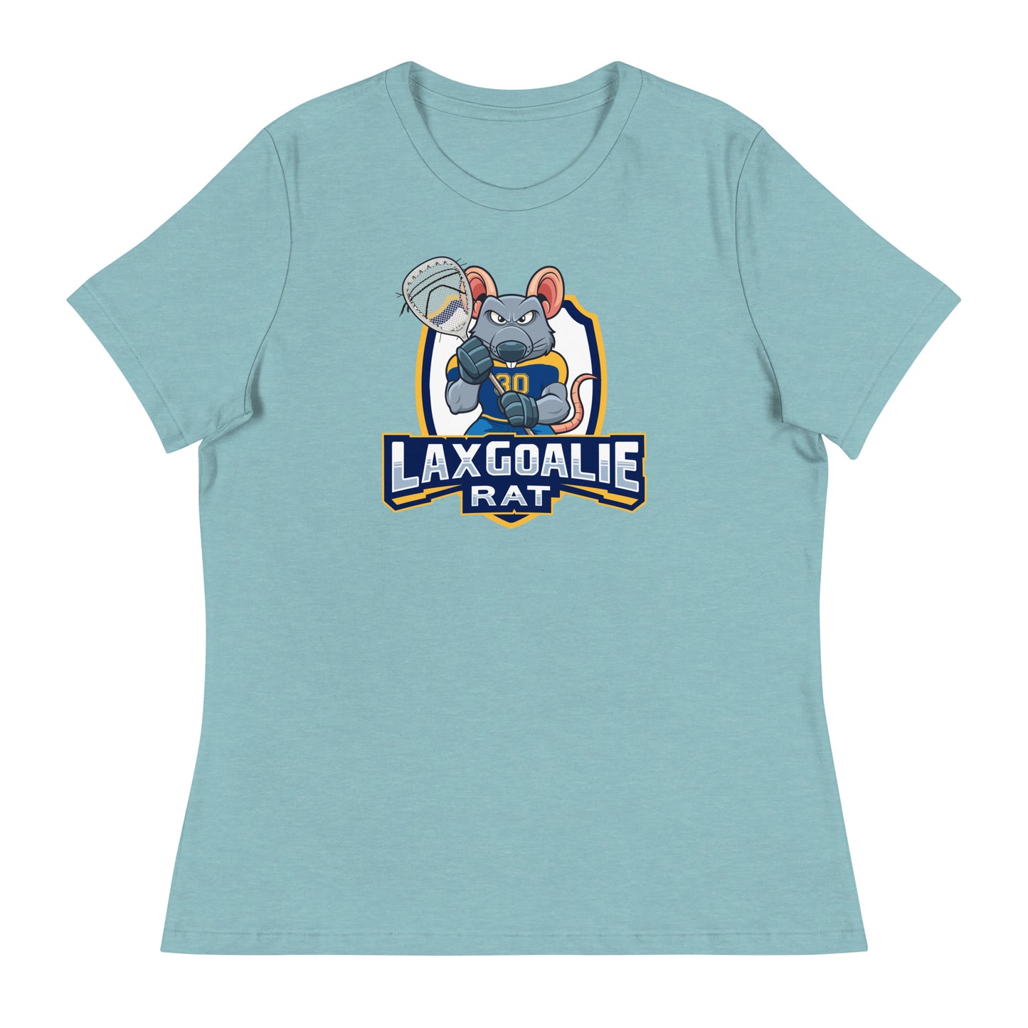 Women's Lax Goalie Rat Bella + Canvas Relaxed T-Shirt