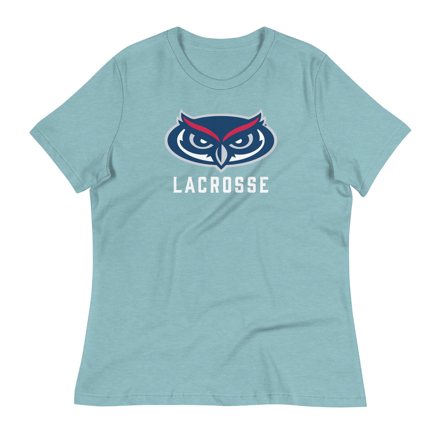 Women's FAU Lacrosse Bella + Canvas Relaxed Tee