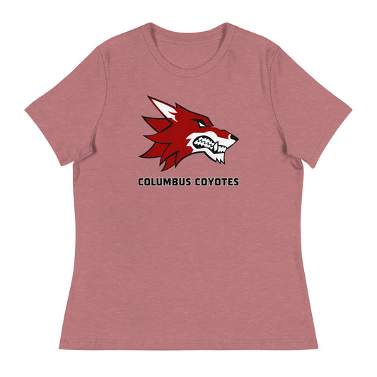 Women's Columbus Coyotes Bella + Canvas Relaxed T-Shirt