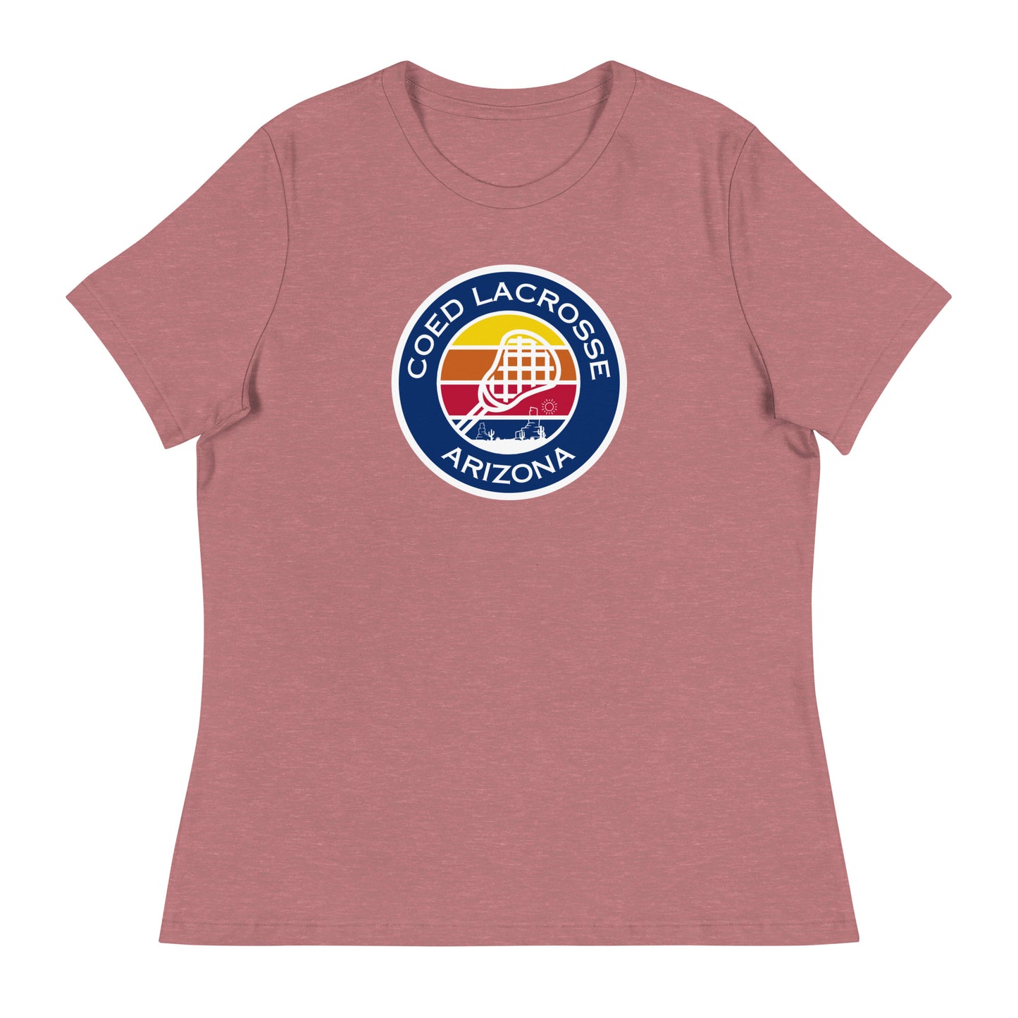 Women's Coed Lacrosse Bella + Canvas Relaxed T-Shirt