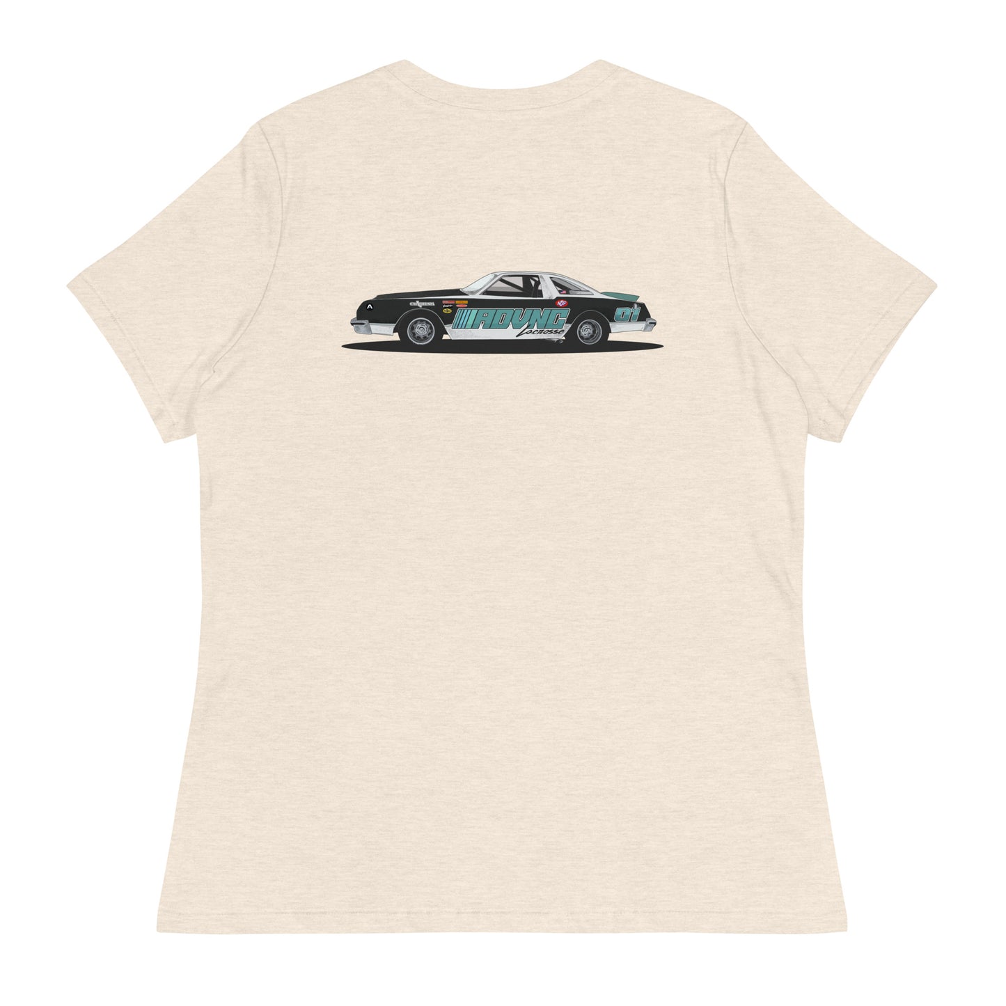 Women's ADVNC Lacrosse Bella + Canvas T-Shirt - Racecar