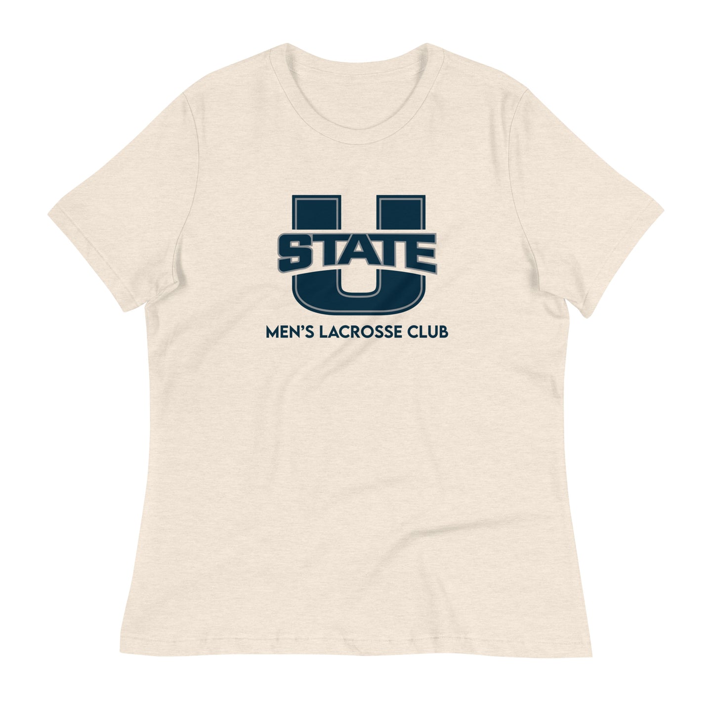 Women's USU Lacrosse Bella + Canvas Relaxed T-Shirt