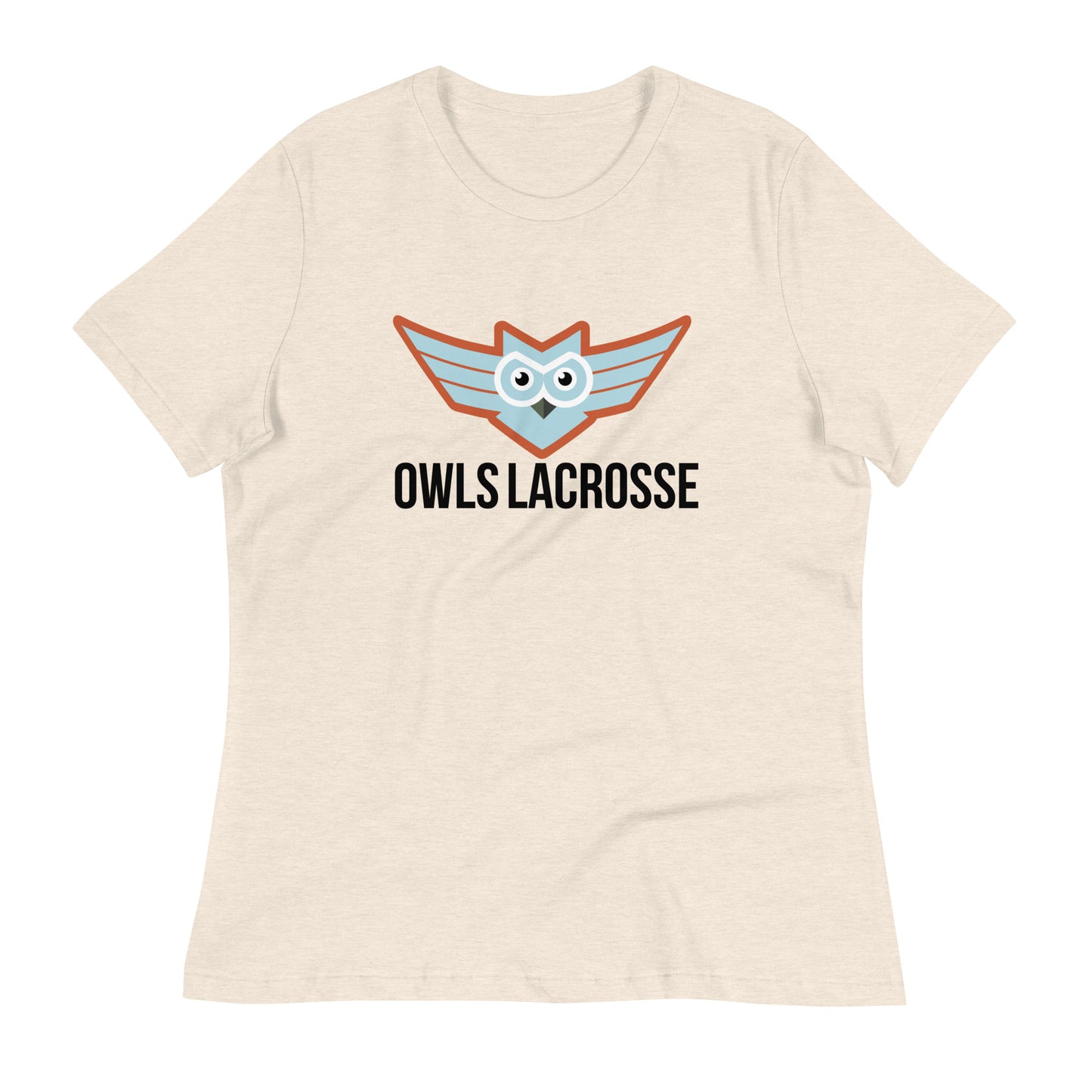Women's OWLS Lacrosse Bella + Canvas Relaxed Tee
