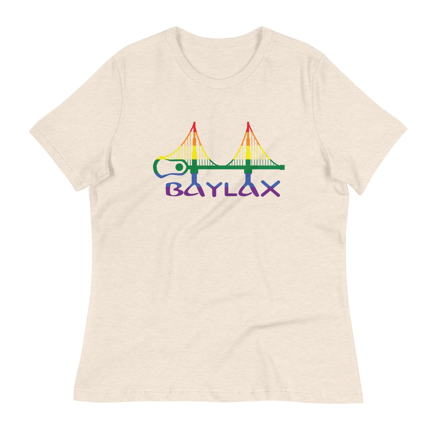 Women's BayLax Pride Bella + Canvas Tee