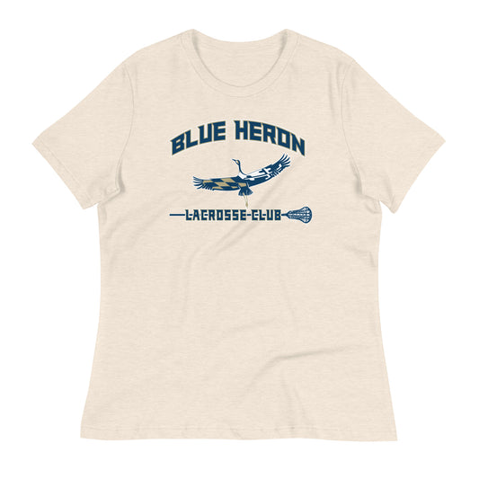Women's Blue Heron Lacrosse Bella + Canvas T-Shirt