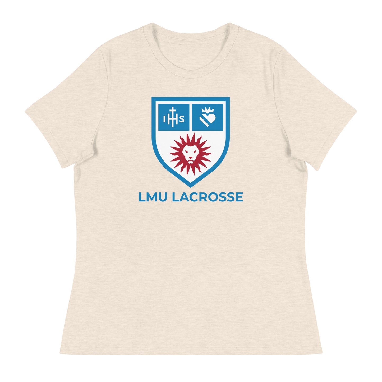 Women's LMU Lacrosse Bella + Canvas Relaxed Tee