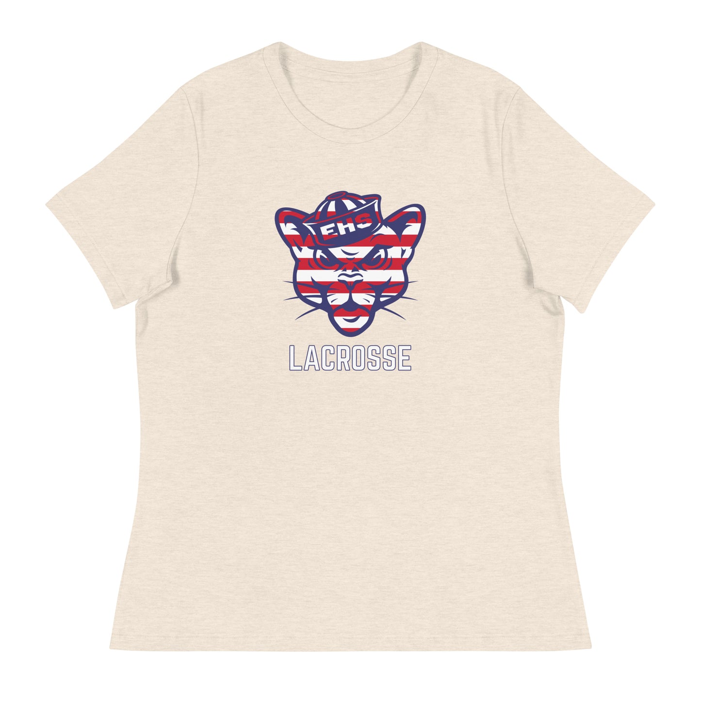 Women's Evergreen Lacrosse USA Bella + Canvas T-Shirt