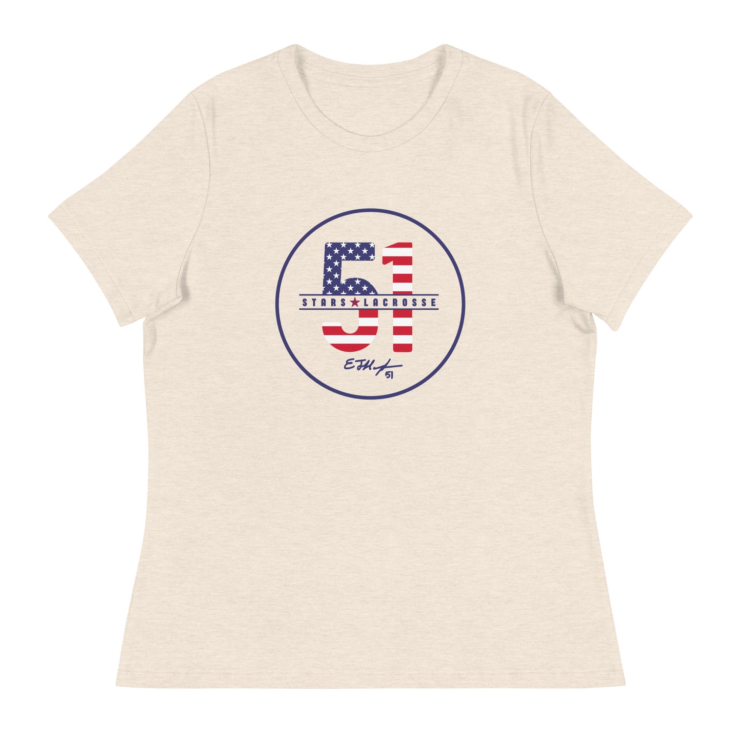 Women's 51 Stars Lacrosse Bella + Canvas T-Shirt