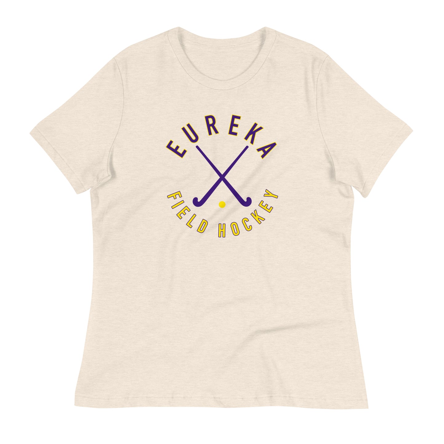Women's Eureka Field Hockey Bella + Canvas Relaxed T-Shirt