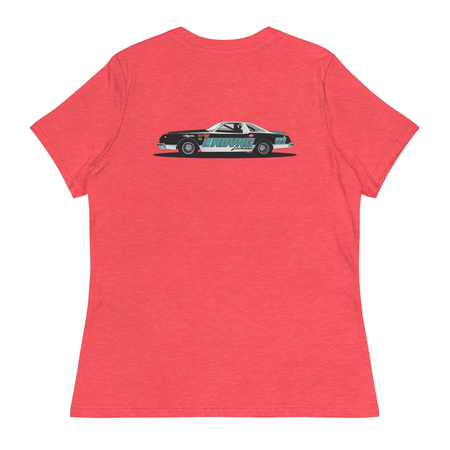 Women's ADVNC Lacrosse Bella + Canvas T-Shirt - Racecar