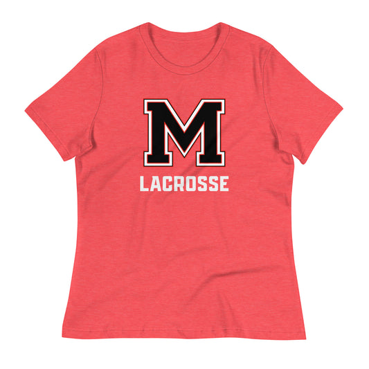 Women's Maryville Lacrosse Bella + Canvas Relaxed T-Shirt