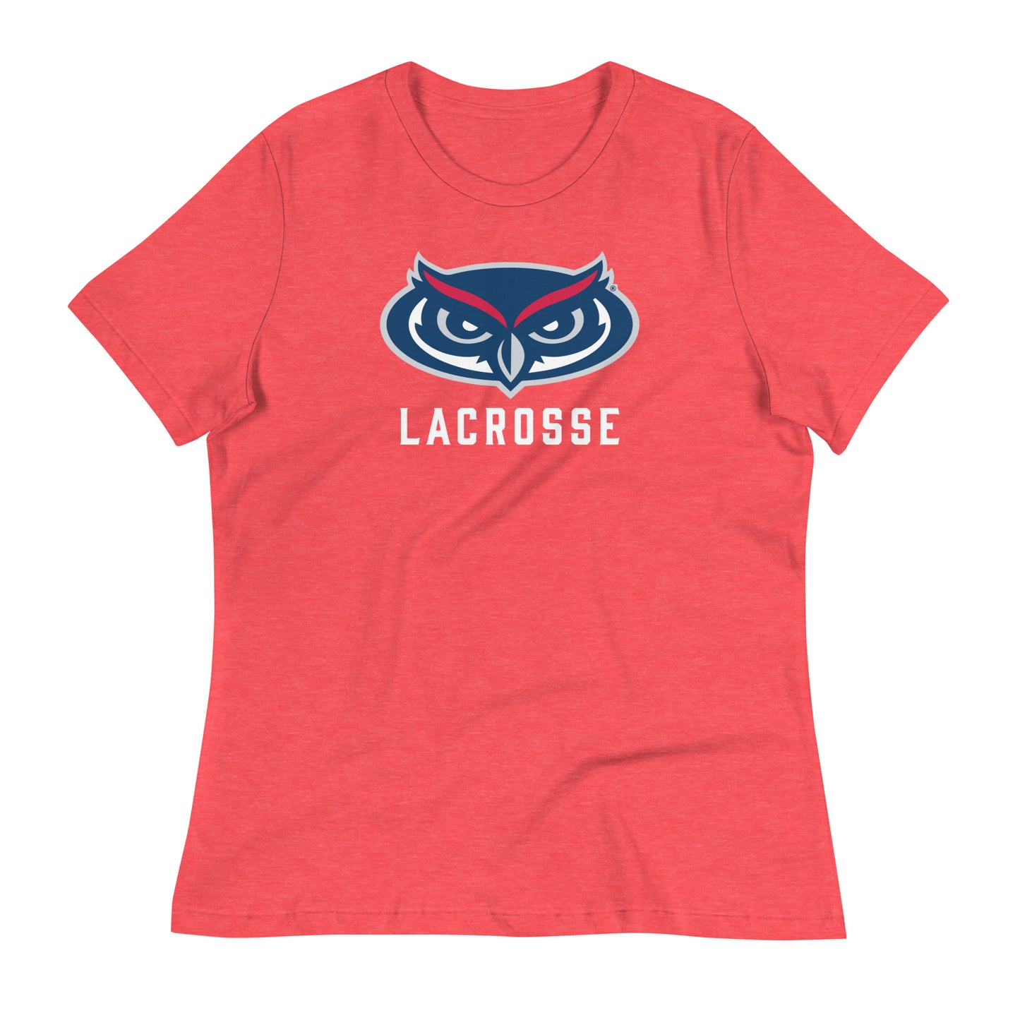 Women's FAU Lacrosse Bella + Canvas Relaxed Tee