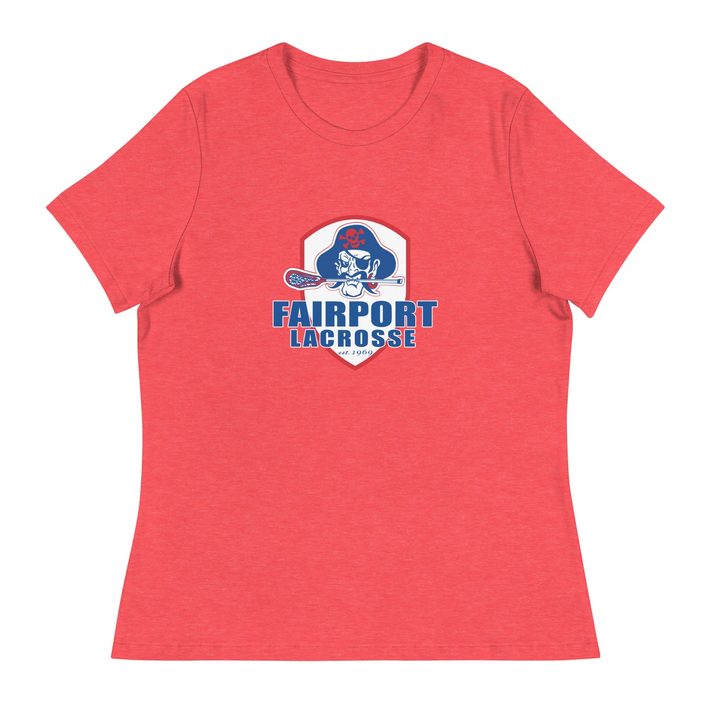 Women's Fairport Youth Lacrosse Bella + Canvas Relaxed T-shirt
